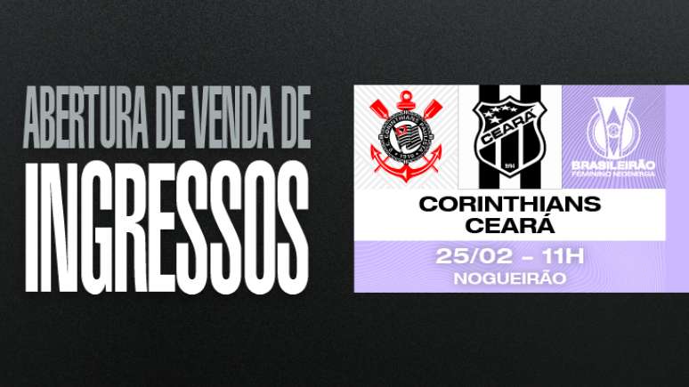 Corinthians abre venda de ingressos para estreia no Brasileiro feminino nesta segunda