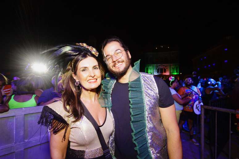 Fatima Bernardes e Tulio Gadelha curtem Carnaval juntos