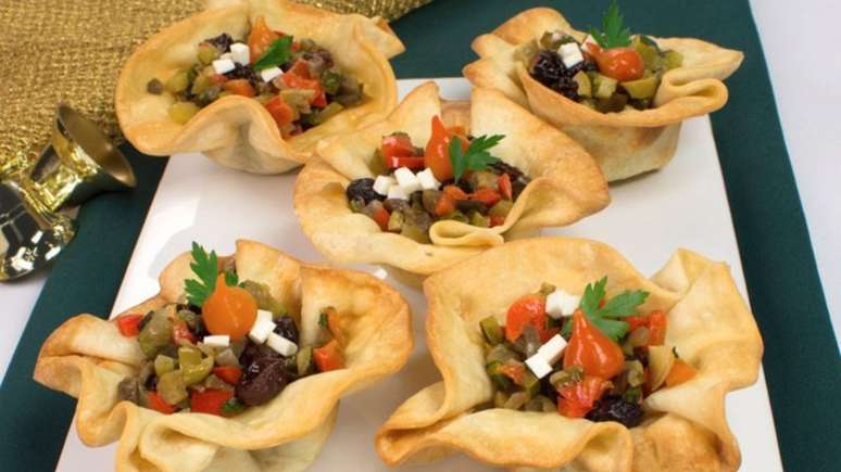 Cestinha de antepasto