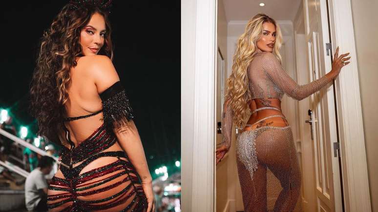 Yasmin e Paolla desfilam neste Carnaval -
