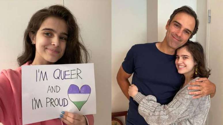Valentina Schmidt, filha do apresentador Tadeu Schmidt, se define como queer