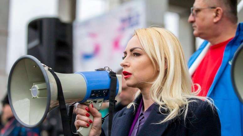 Marina Tauber, do partido pró-Rússia Sor, diz querer boas relações com todos os lados