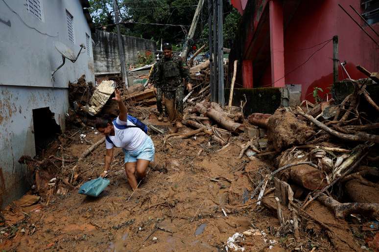 Tragédia em São Sebastião (SP) após fortes chuvas