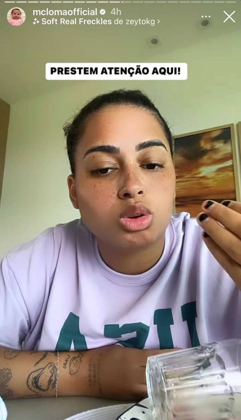 MC Loma usa redes sociais para expor mensagem de Ste Viegas