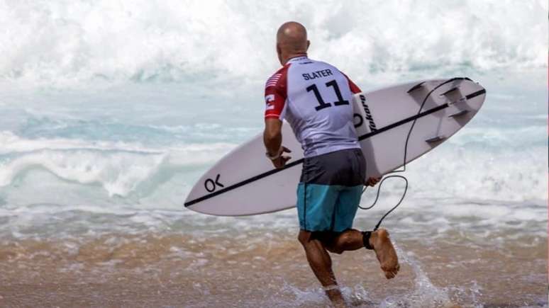 Kelly Slater já foi campeão mundial de surfe onze vezes (Foto: AFP)