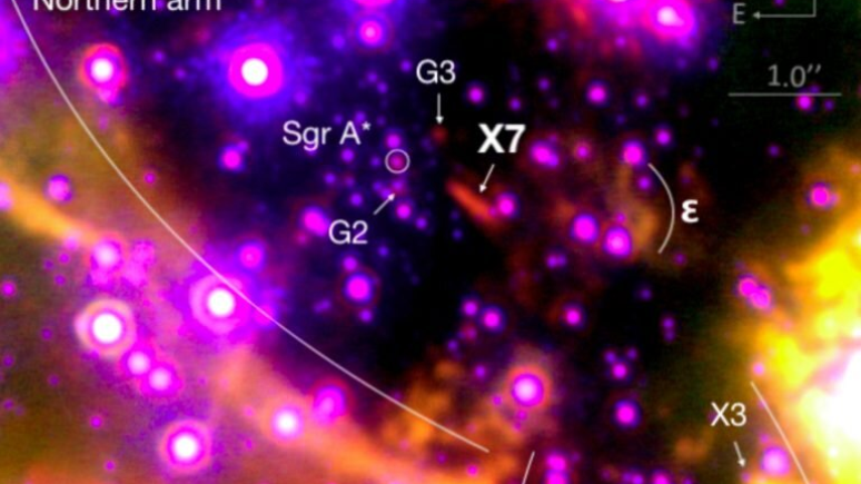 This cloud has been distorted due to the Milky Way’s black hole