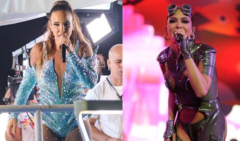 Anitta e Ivete Sangalo presenciaram roubos de celulares no Carnaval 2023.