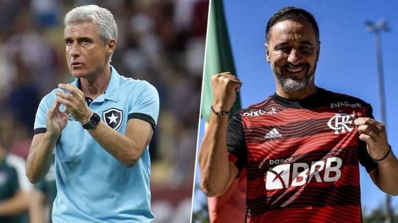 Luís Castro x Vitor Pereira: trajetória, mentalidade e amor pelo mar unem treinadores de Botafogo e Flamengo