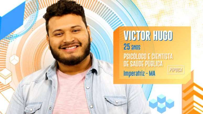 Victor Hugo é natural de Imperatriz, no Maranhão, e participou do Big Brother Brasil 20.