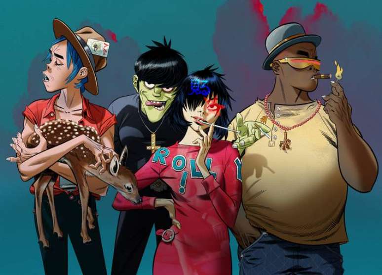 Gorillaz lançou um novo álbum nesta sexta-feira, 24.