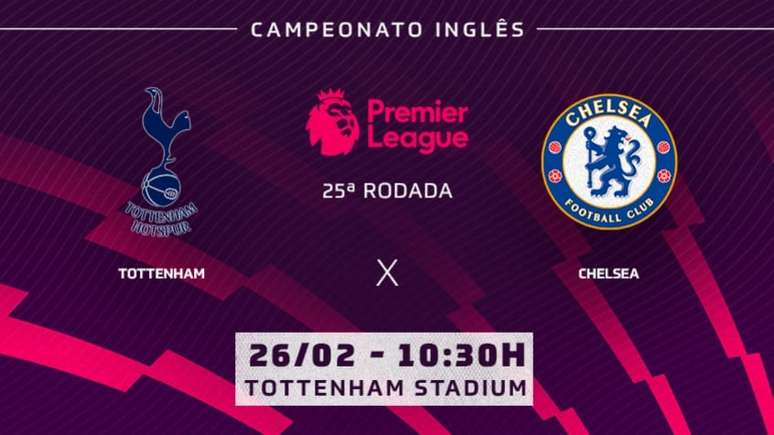 Tottenham x Chelsea: onde assistir ao vivo, horário, escalações e