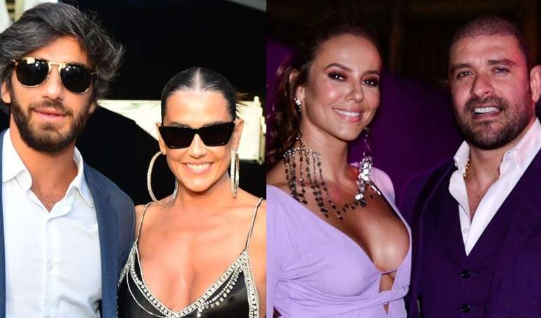 Carol Sampaio’s wedding party brings together a team of celebrities with stunning looks.  Look at the pictures!