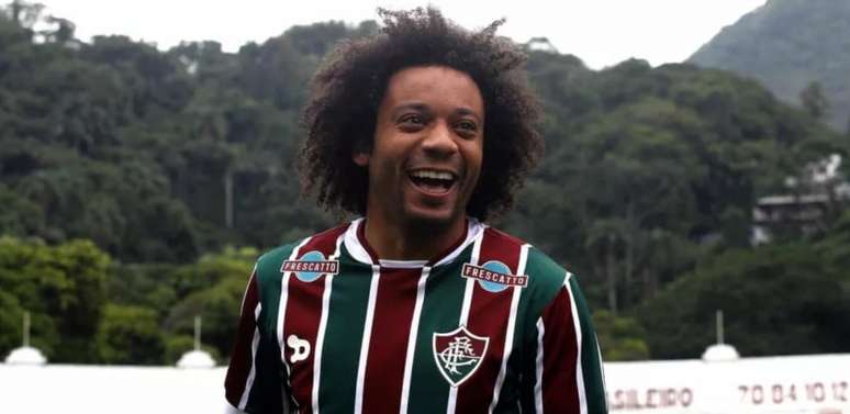 Marcelo está de volta ao Fluminense (Foto: NELSON PEREZ/FLUMINENSE F.C)