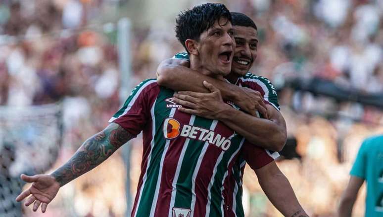 Cano marcou duas vezes contra a Portuguesa neste sábado (Marcelo Gonçalves/ Fluminense)