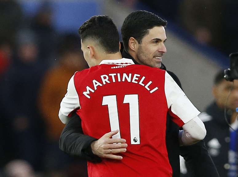 Com gol de Martinelli, Arsenal bate Leicester pelo Campeonato Ingl&ecirc;s