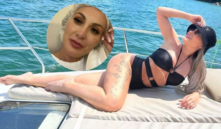 After being between life and death, Andressa Urach shapes her body with new plastic surgery: ‘Slim and happy’