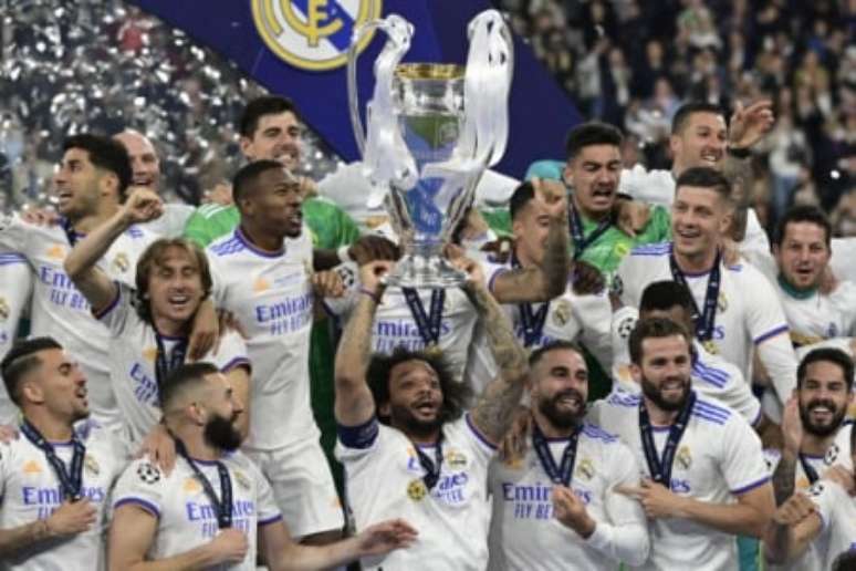 Marcelo é o maior campeão da história do Real Madrid com 25 títulos (Foto: JAVIER SORIANO / AFP)