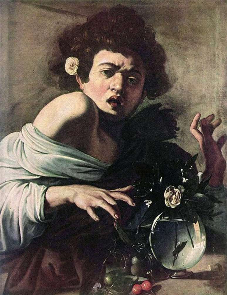 'Rapaz mordido por um lagarto' (1593-1594), de Caravaggio