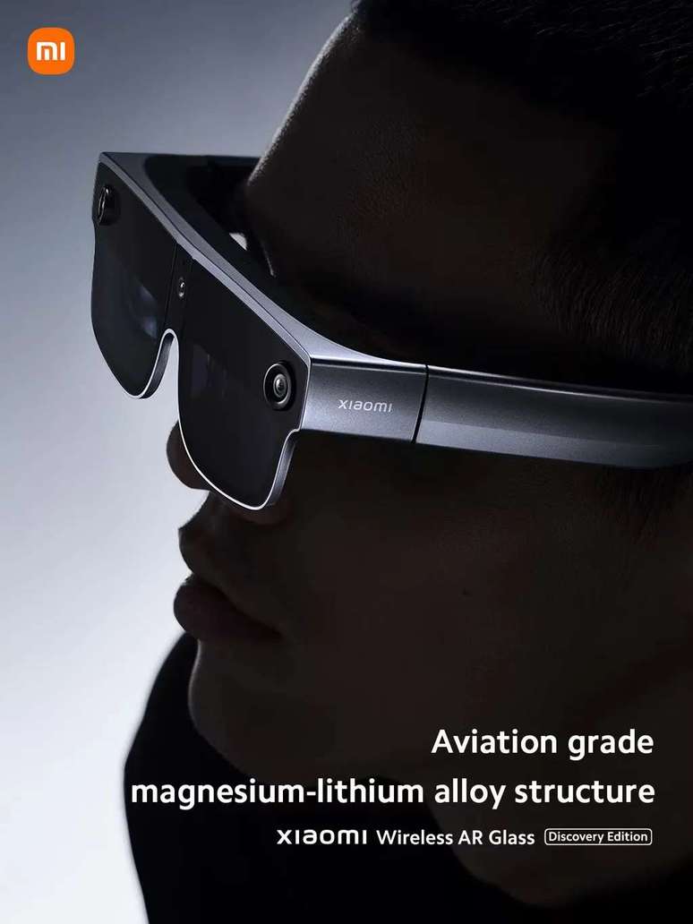 Xiaomi AR glasses were presented at MWC 2023 (Image: Disclosure / Xiaomi) Xiaomi AR glasses were presented at MWC 2023 (Image: Disclosure / Xiaomi)