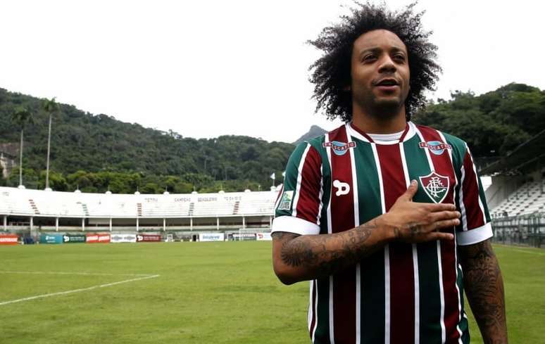 Marcelo está de volta ao Fluminense após passagem vitoriosa pela Europa (Foto: Nelson Perez / Fluminense)