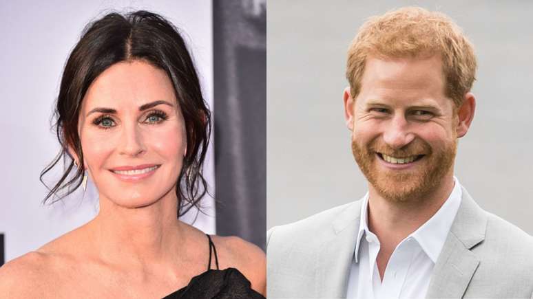 Courteney Cox se manifesta após príncipe Harry dizer que experimentou drogas na casa da atriz