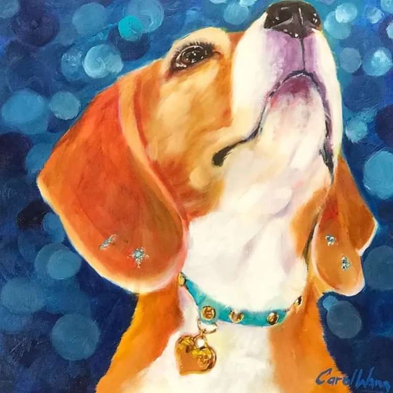 Profile Carol Wang;  art