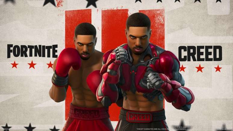 Creed chega aos cinemas para seu terceiro filme e também estreia em Fortnite