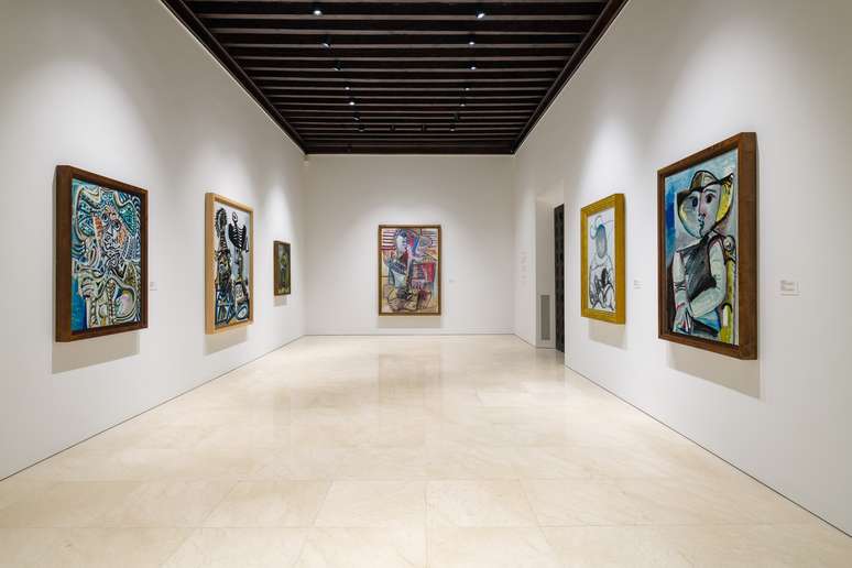 O Museo Picasso Málaga reúne centenas de obras doadas por membros da família do artista.