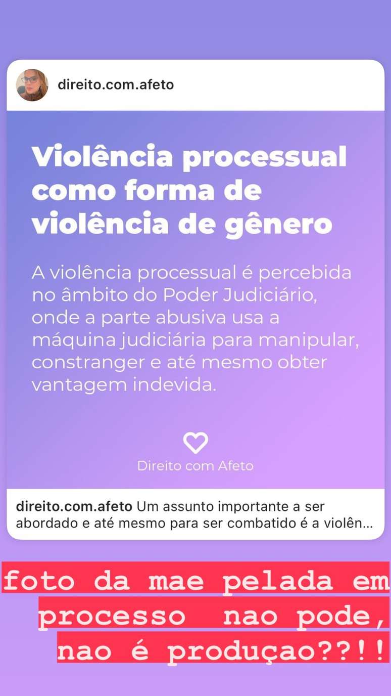 Publicação compartilhada por Luana Piovani com a mensagem escrita da atriz