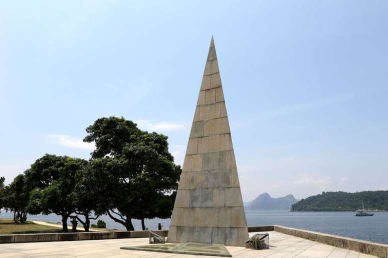 Monumento a Estácio de Sá, no Aterro do Flamengo, zona sul do Rio