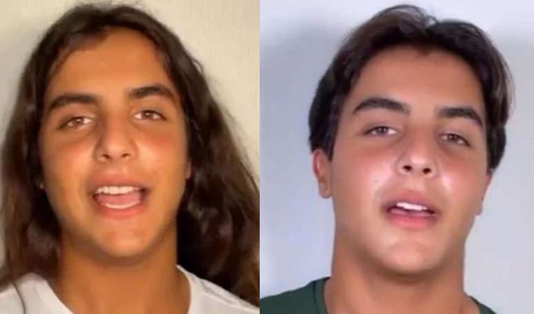 Filho de Ivete Sangalo, Marcelo radicalizou no visual dos cabelos.