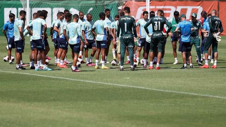 Elenco do Verdão tem mais dois treinamentos antes de enfrentar o Bugre (Foto: Cesar Greco/Palmeiras/Canon)