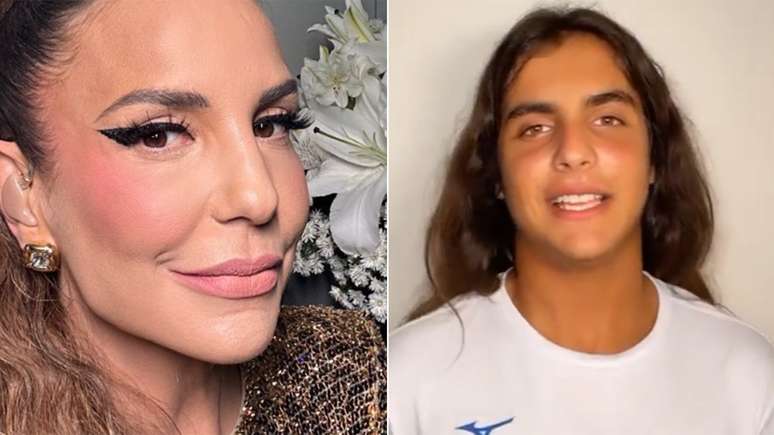 Ivete Sangalo e filho, Marcelo. Reprodução/Instagram