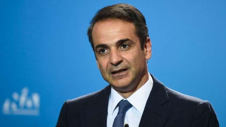 O premi&ecirc; Kyriakos Mitsotakis levou seu partido &agrave; vit&oacute;ria nas elei&ccedil;&otilde;es de 2019 prometendo melhorar a economia