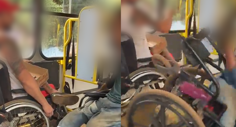 MS: cadeirantes brigam dentro de ônibus em Campo Grande