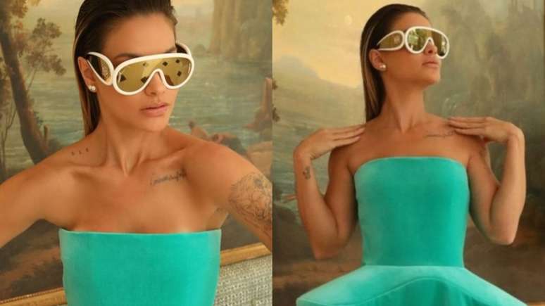 With an unusual dress, Andressa Suita steals the show in Paris: ‘It looks like a sofa’