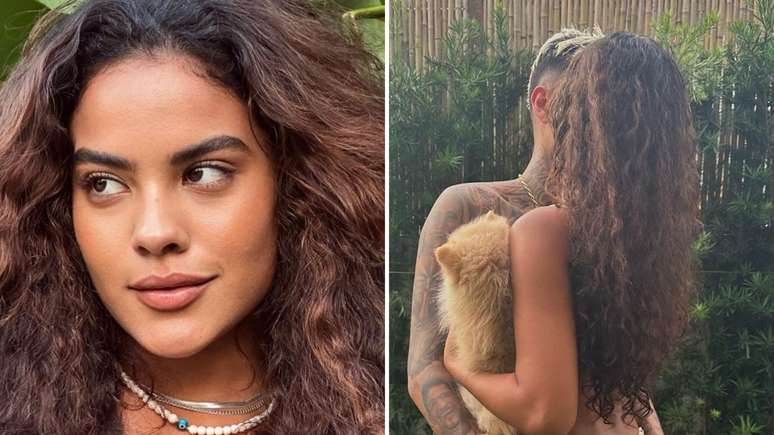 Bella Campos surprises by showing her cracked belly in a sexy look