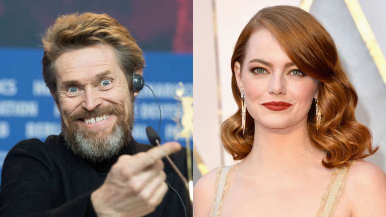 Willem Dafoe pediu para Emma Stone estape&aacute;-lo 20 vezes durante filmagens; entenda