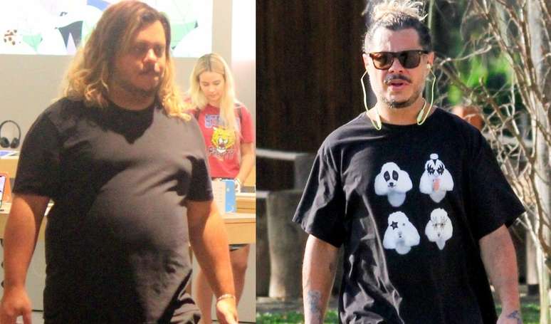 Marcus Majella emagreceu 30 kg ap&oacute;s tratamento com nutricionista.