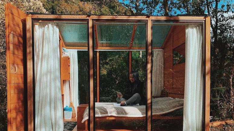 Cabana na floresta est&aacute; entre casas mais curtidas do Airbnb -