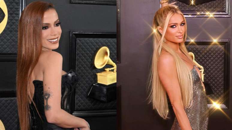 Powerful!  Anitta poses with Paris Hilton at Lele Pons’ wedding