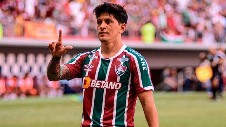 Cano fez dois gols no Bangu, no último sábado (Divulgação / Fluminense)