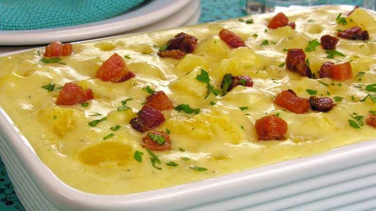 Quibebe cremoso de mandioquinha