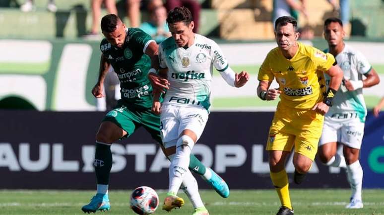 Veiga criou as melhores chances do Palmeiras, mas não conseguiu marcar (Foto: Cesar Greco/Palmeiras)