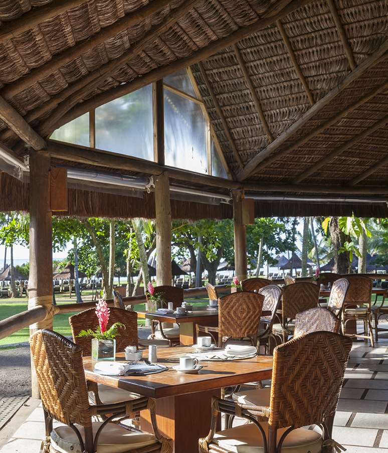 No restaurante Goa &eacute; servido o caf&eacute; da manh&atilde; e o jantar.