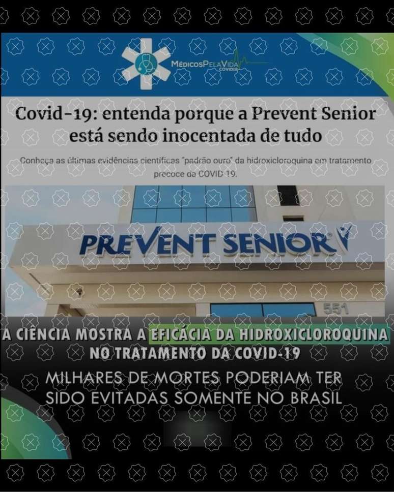 Posts difundem texto publicado pelo Médicos pela Vida para afirmar que a ciência mostrou a eficácia da hidroxicloroquina no tratamento da Covid-19, o que é falso