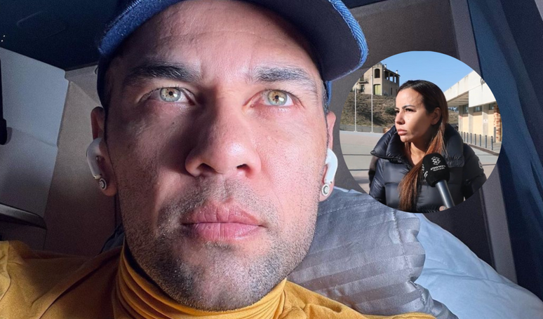 Ex-mulher de Daniel Alves, Dinorah Santana visitou o jogador na cadeia.