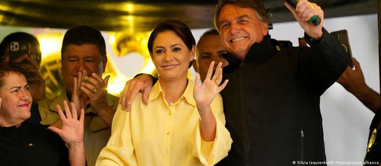 Michelle Bolsonaro ironizou o caso em uma rede social