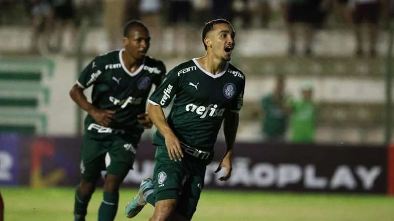 Ruan Ribeiro atuando pelo Palmeiras. (Foto: Pedro Menotti/Palmeiras)