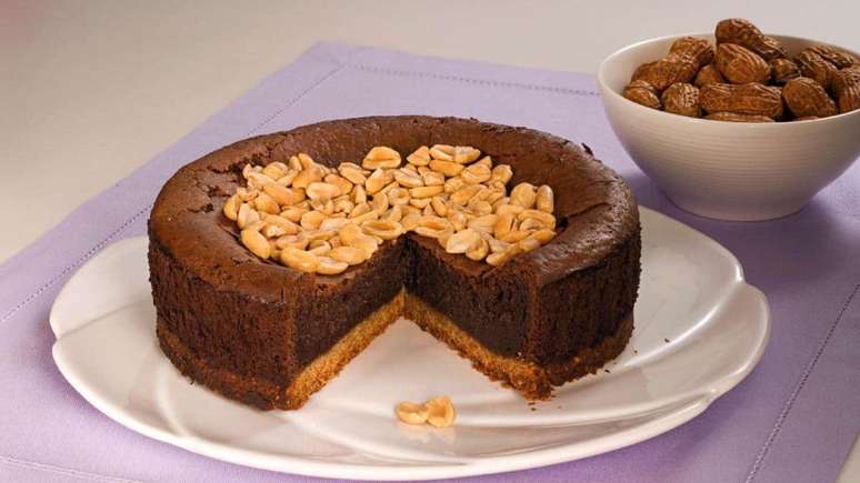 Torta creme de amendoim